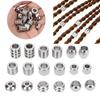 18Pcs Viking Hair Beads Stainless Steel High Hardness Perfect Size Simple Design Wide Application Dread Beads