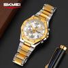 Skmei Men Watch Business Militray Wristwatch 6-Hand Chronograph Quartz Casual Fashion Luxury Relogio Masculino