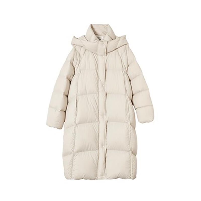Sweet Basil Women's Stand-Collar Mid-Length Goose Down Jacket