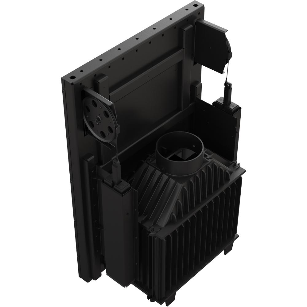 Cast Iron Fireplace KRATKI MAJA 8 kW Ø 200 Lift-up