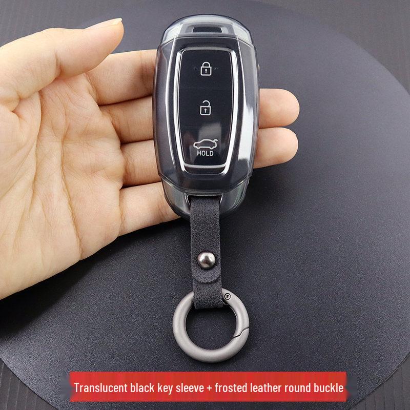 Ultradünne transparente Schlüsseletui für Elantra, Fiesta, ix35, Sonata, Santa Fe, Genesis, Tucson, ix25