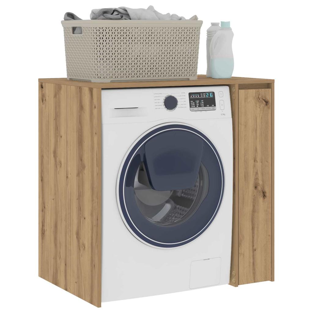 Washing Machine Cabinet with Door Artisan Oak 87 X 60 X 89 Cm