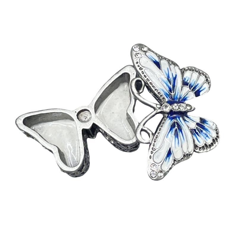 

Enamel Trinket Box Hinged Jewelry Box Necklace Jewelry Organizers Bejeweled Storage Figurines Collectible Keepsakes