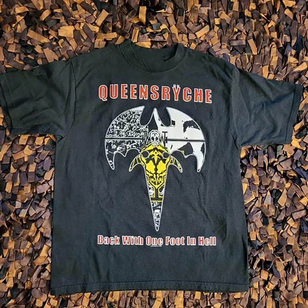 

Queensryche Back With One Foot In Hell Tour Gift for Fan S to 5XL T shirt GC2119 Unisex T-Shirt M