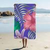 Tropical Plant Pattern Print Cartoon Beach Towel Cute Kawaii Room Decor Bath Girls Children Hand Towels For Bathroom Shower