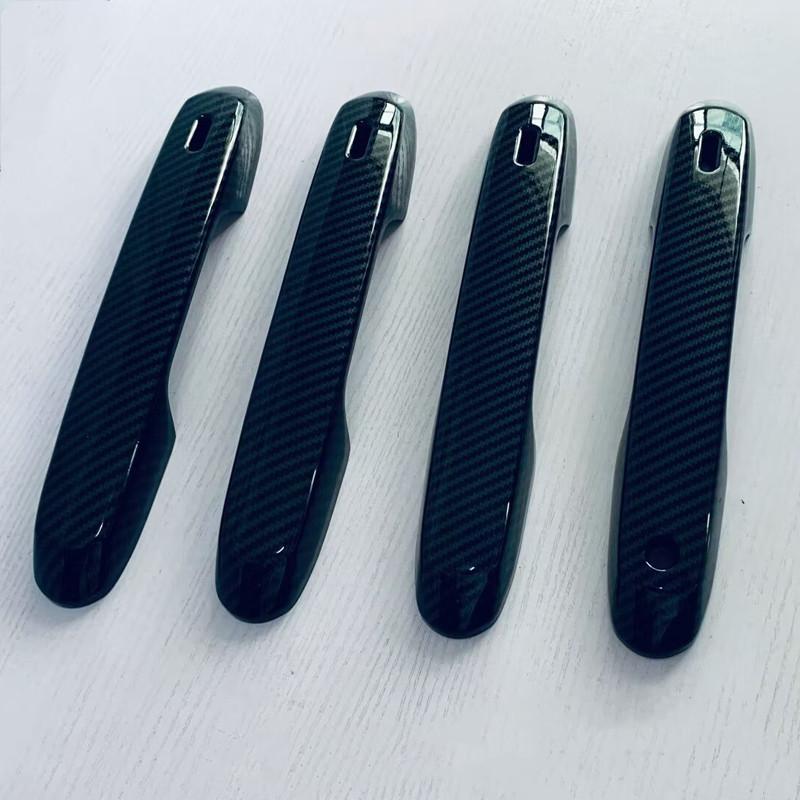 For Lexus GX550 GX 550 2024 2025 Car Chrome Exterior Door Handle Trim Decal Styling Accessories ABS Carbon 4pcs