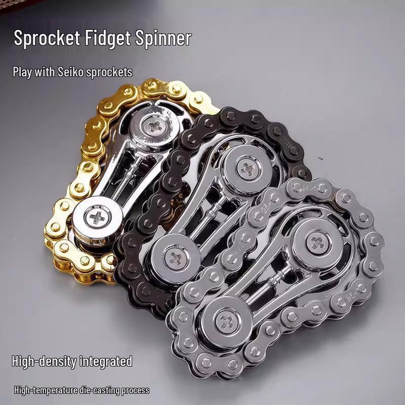 Newcomer Offer: Multi-Play Stress-Relief Finger Sprocket Spinner with Free Shipping