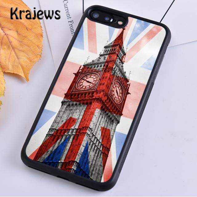 Krajews London Red Bus Big Ben Phone Case Cover For iPhone 14 5 SE 6s 7 8 Plus XR XS 11 12 13 Pro Max Samsung S21 S22ultra Plus