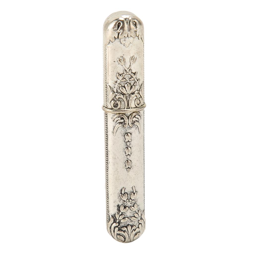 Nähnadeletui Vintage tragbarer Metall-Sticknadelhalter für Handnähnadeln