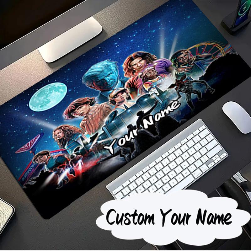 Custom Name Mouse pad Stranger Eleven Upside Down Mouse pad, Gaming Mouse Pad, keyboard pad, Desk Decor for computer notebook Fan Birthday Gift