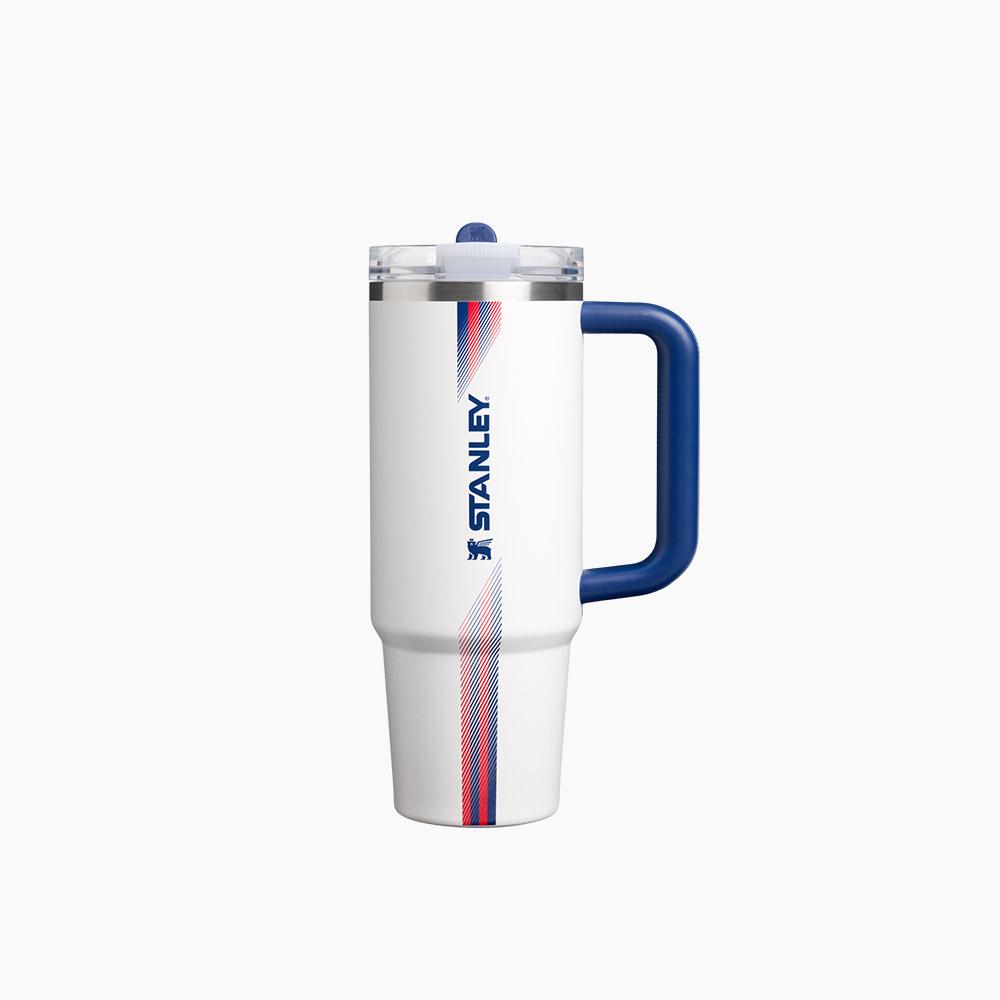 Stanley 1913 Country Collection Quencher ProTour Flip Straw Tumbler 887ml Team White Dark Blue Travel Tumbler 887ml