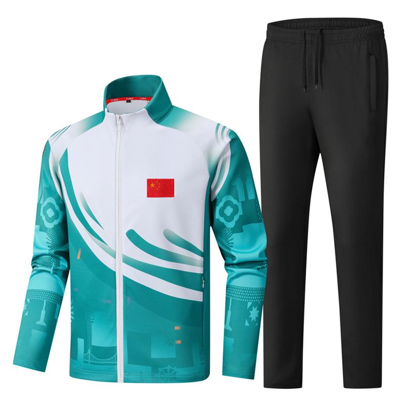 Unisex Chinese Martial Arts Coach Training Suit - Student & Athlete Casual Sportswear Set