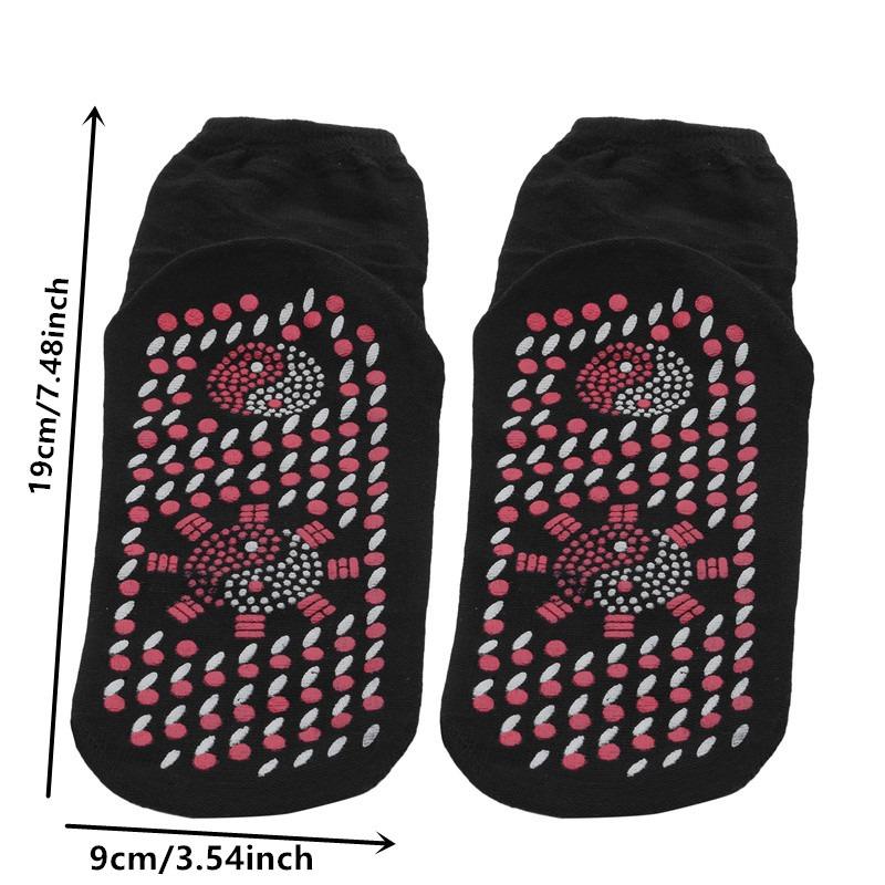 Magnetic Socks Unisex Self-Heating Health Care Socks Tourmaline Therapy Comfortable Breathable Foot Massager Warm