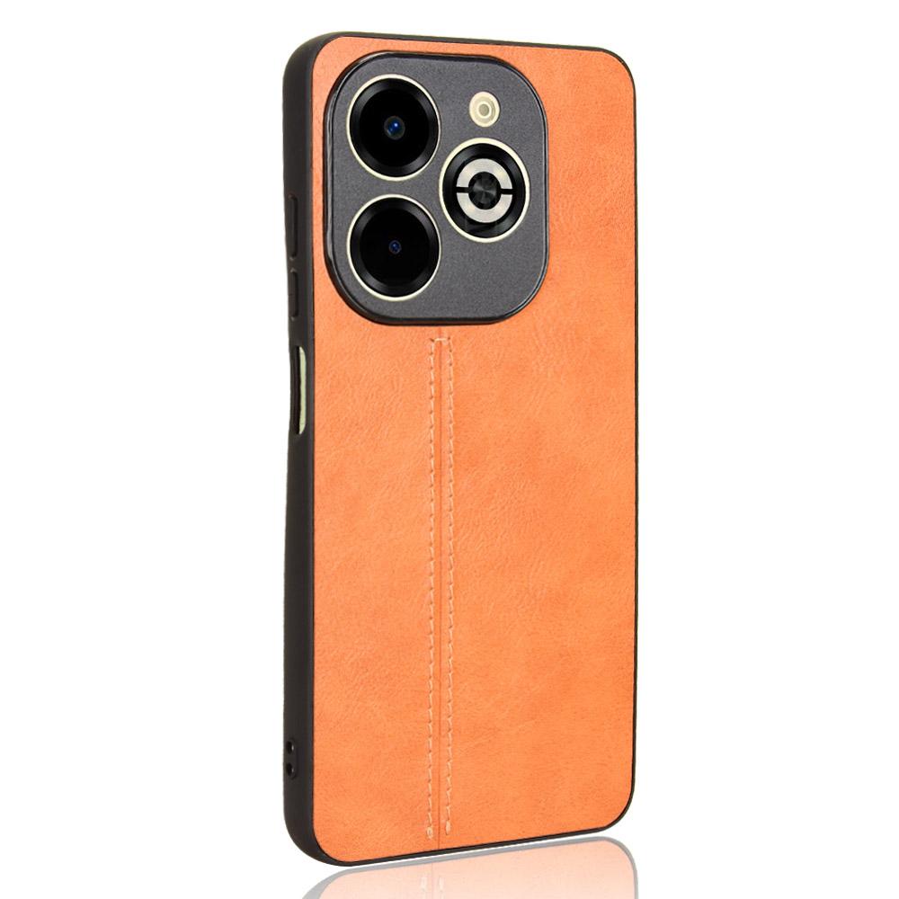 For Infinix Smart 8 Plus/8 Pro 4G Case Stitching Line PU Leather+PC+TPU Phone Cover