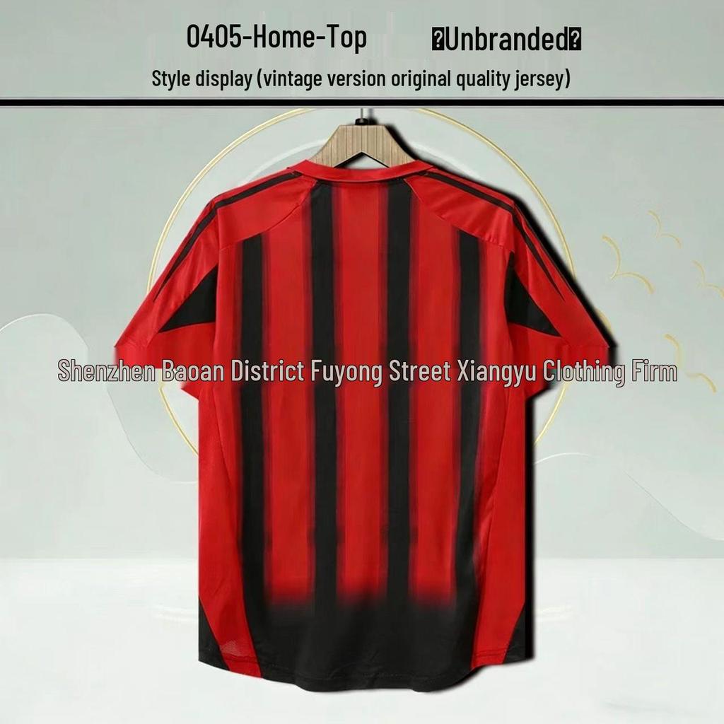 93–14AC Klassisches Retro-Fußballtrikot: 22 Kaka, 32 Beckham, 80 Ronaldinho, 99 Ronaldo