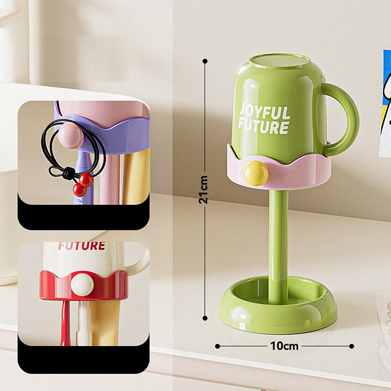 

Fashion Toothbrush Cup Holder Student Dormitory Supplies Mouthwash Cup Creative Adjustable Home Simple Wash Cup Set A4