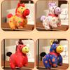 Creative Plush Horse Keychain Mascot Dolls Stuffed Animal Plush Horse Doll Pendant Soft Cute Zodiac Pony Figurine Car Decoration