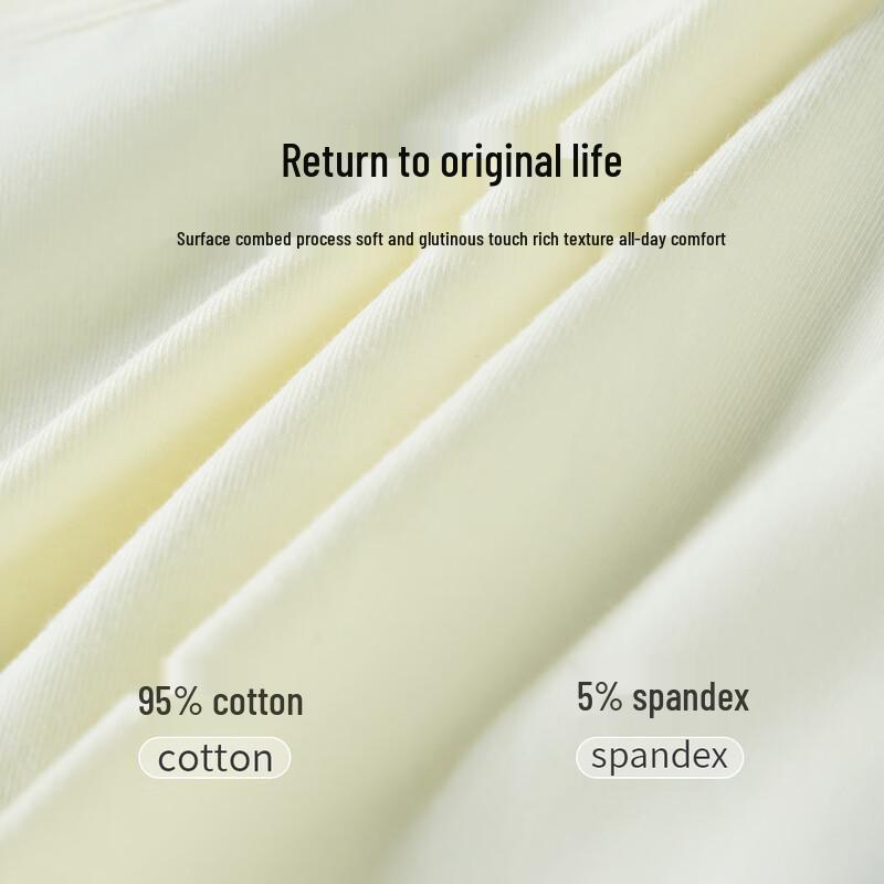 FENTENGCARE Women's 7A Antibacterial Cotton Mid-Waist Underwear 3-Pack