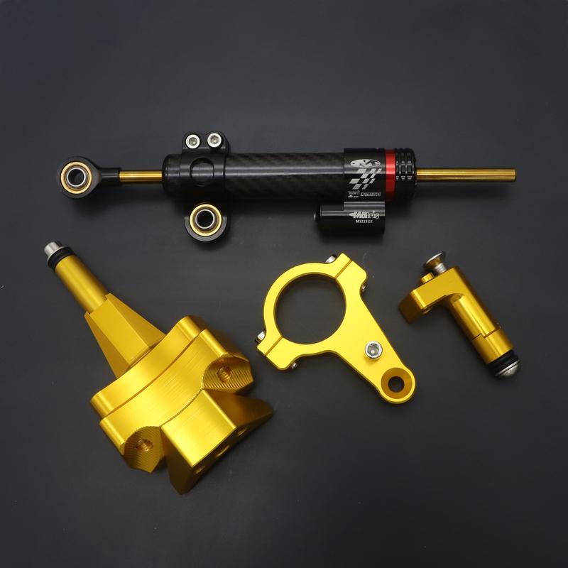 Ninja 400 2018 - 2022 CNC adjustable steering stabilizer steering damper mounting bracket Motocross kit for kawasaki ninja 400