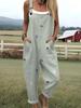 Bretelle da donna Jumpsuit estiva da donna con stampa retrò europea e americana