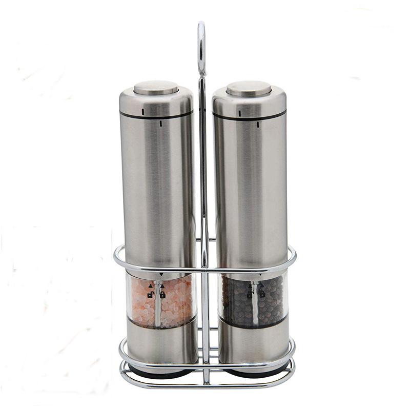 

Оптовая продажа из нержавеющей стали мельница для перца соль мельница банка для специй гравитационная автоматическая электрическая мельница для соли и перца