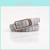 Summer Pu Leather Womens Belt With Alloy Buckle For Casual Dresses And Jeans