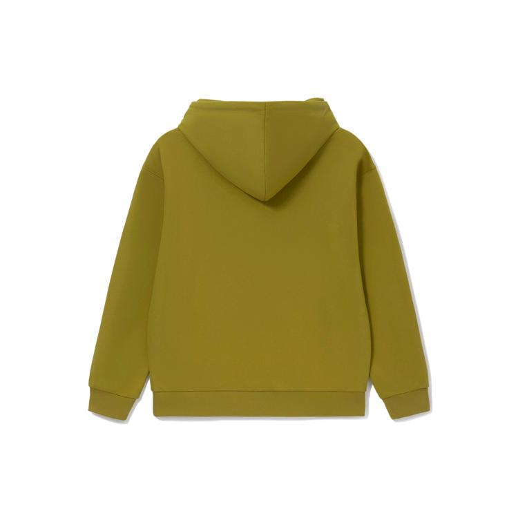 Li Ning Sports Fashion Collection Sweatshirts Unisex Green Hooded Moderate Regular AWDS535-3
