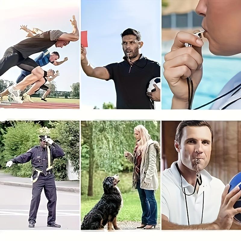 1/10Pcs Stainless Steel Metal Whistles, Professional Football Basketball Sports Referee Training Whistle
