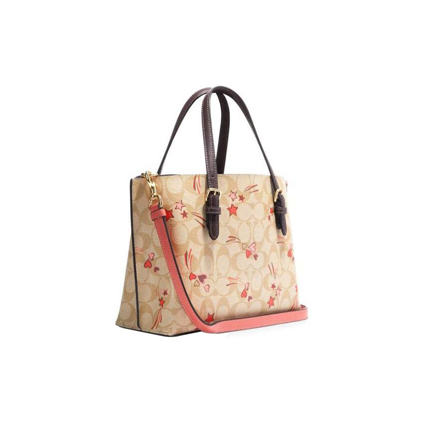 New COACH Mollie PVC Tote Bag, Shopping Bag, Handbag, Shoulder Bag Regular Women's Umber CK561-IMOT4