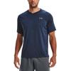 Under Armour T Shirts Men's Dark Blue Crew Neck Moderate Straight Fit 1328190-408