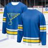 2026 Nejprodávanější pánské St. Hokejový tréninkový dres Louis Blues s prodyšným, rychleschnoucím 3D potiskem a dlouhým rukávem pro děti