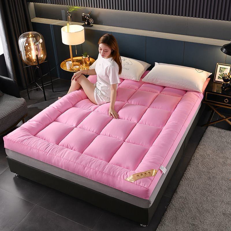 WTEMPO Weiche Hotelmatratzenauflage für Studentenwohnheim oder Etagenbett Faltbar Hochwertig Beidseitig Vier Jahreszeiten Verfügbar Dicke Schlafzimmer-Tatami-Matratze