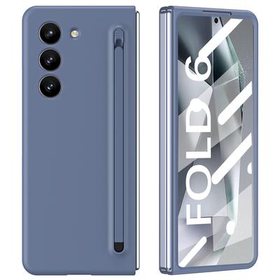 Pro Samsung Galaxy Z Fold6 5G Pouzdro Nárazuvzdorný Kryt na telefon se stylusem/Fólie z tvrzeného skla