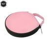 1pcs Portable CD DVD Case 20P Capacity Oxford Cloth CD Storage Bag Round Holder with Zipper for Home Car CD Box Bag