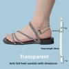 Adjustable Heel Straps for Sandals, Slippers, Large Heel Straps, Fixed Buckles To Prevent Heels From Falling Off, Shoelaces