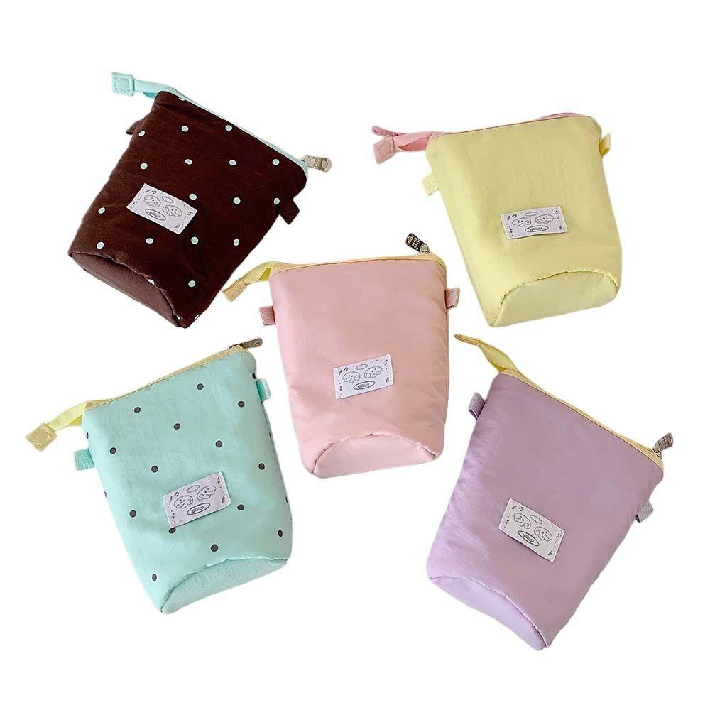 Standing Pen Holder Korean Cloth Stationery Bag Candy Color Pencil Pouch  School