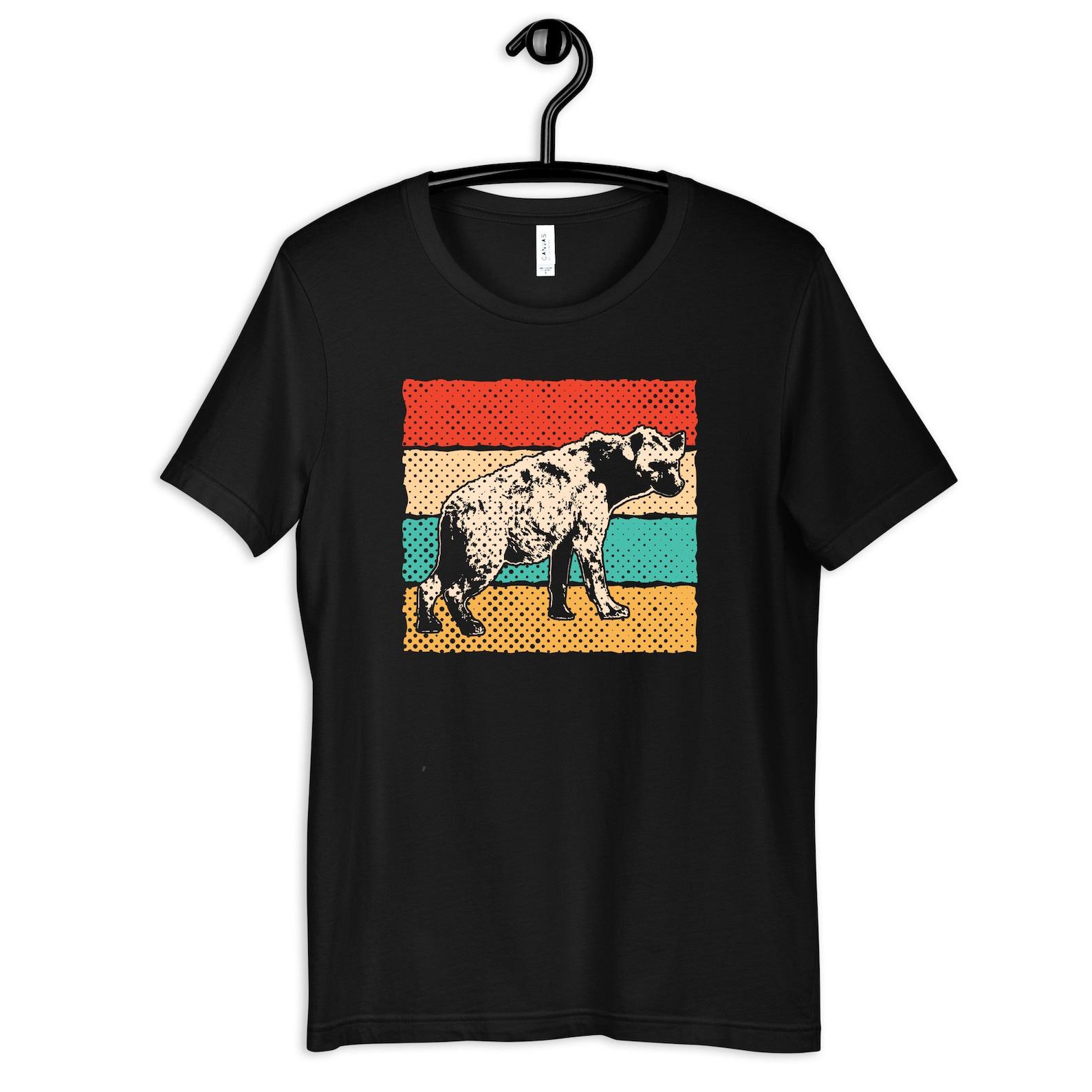 Retro Hyena Shirt, Hyenas T-Shirt, Womens Tee, T-shirt, T-shirt, Tank Top, Kids Tee, Toddler Baby Clothing S