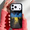 Grungy I Love U=kraine Heart Flag Phone Case for iPhone 17 16 15 14 13 Pro Max Back Cover for 12 11 Pro Coque