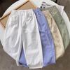 Boys' Pants Summer Clothes Children's Thin Pants Cotton Boys' Straight Leg Casual Pants Summer Mosquito Proof Pants