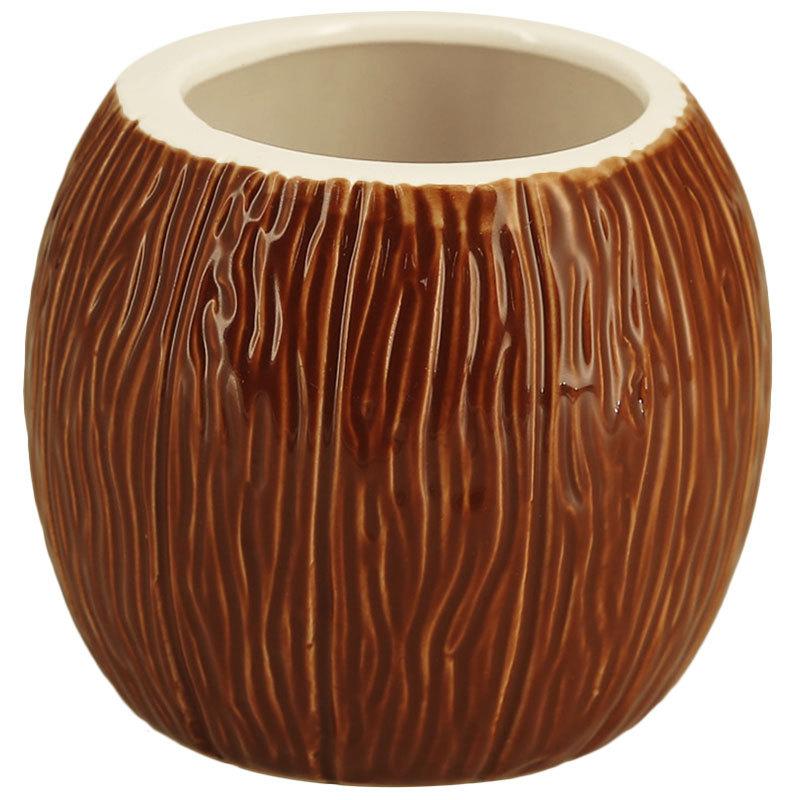 Coconut Cup Bar Tiki Cup Cocktail Glass Hawaiian Wine Glass Party Beach Drink Cup Tiki Mug Ceramic Cup Champagne Glasses