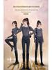 Women's Blue-Gray Fleece-Lined High-Waisted Slim-Fit Denim Pants - 2023 Autumn/Winter Style