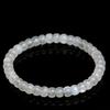 Hongchu Crystal Natural blue moonlight drum beads bracelet Blue Moonstone Straight-Cut Barrel Bead Bracelet