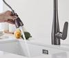 Universal Rotating Kitchen Faucet with Pull-out, Anti-splash, Hot/Cold Function for Sink and Balcony Use