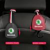 Sfrab5 1PCS Car Leather Seat Headrest Storage Hanger Hook For Skoda Octavia MK2 MK 2 3 A5 A7 A8 Fabia Karoq Superb Rapid Kamiq Scala