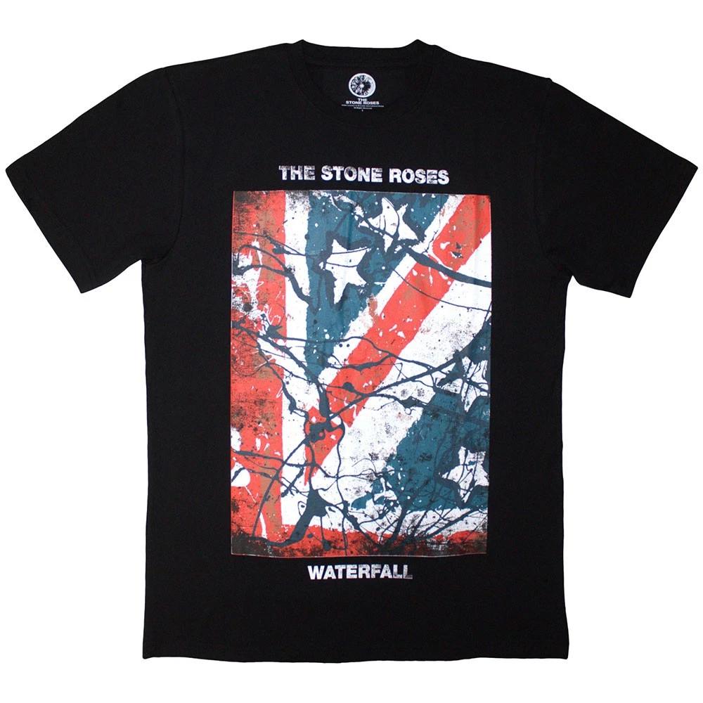The Stone Roses Unisex T-Shirt: Waterfall X-Large / Black L