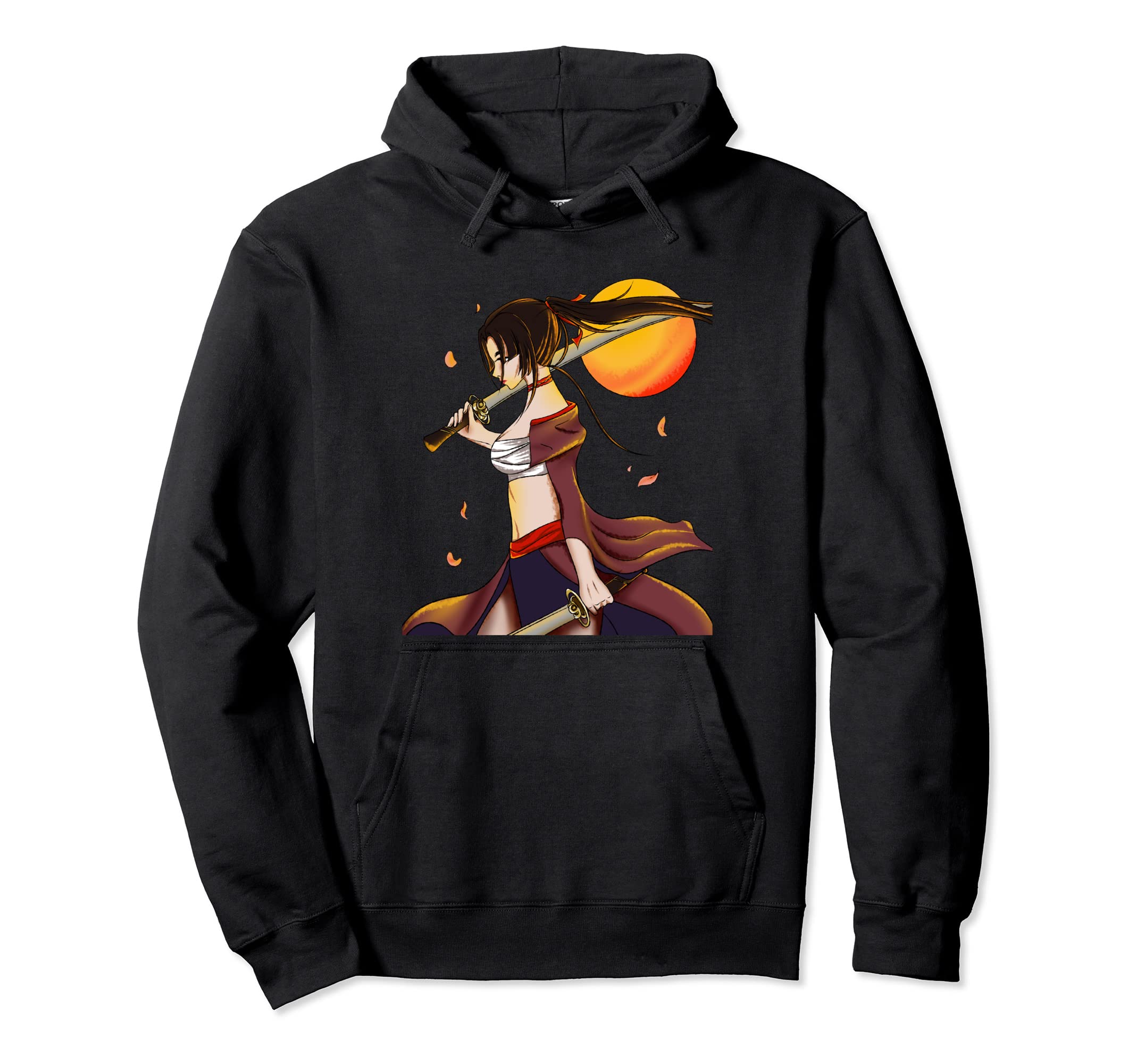 Samurai Girl Japanese Warrior Hoodie