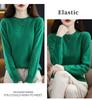 Trendy Women's Wool Sweater: Loose-Fit, Round Neck, Perfect for Autumn & Winter