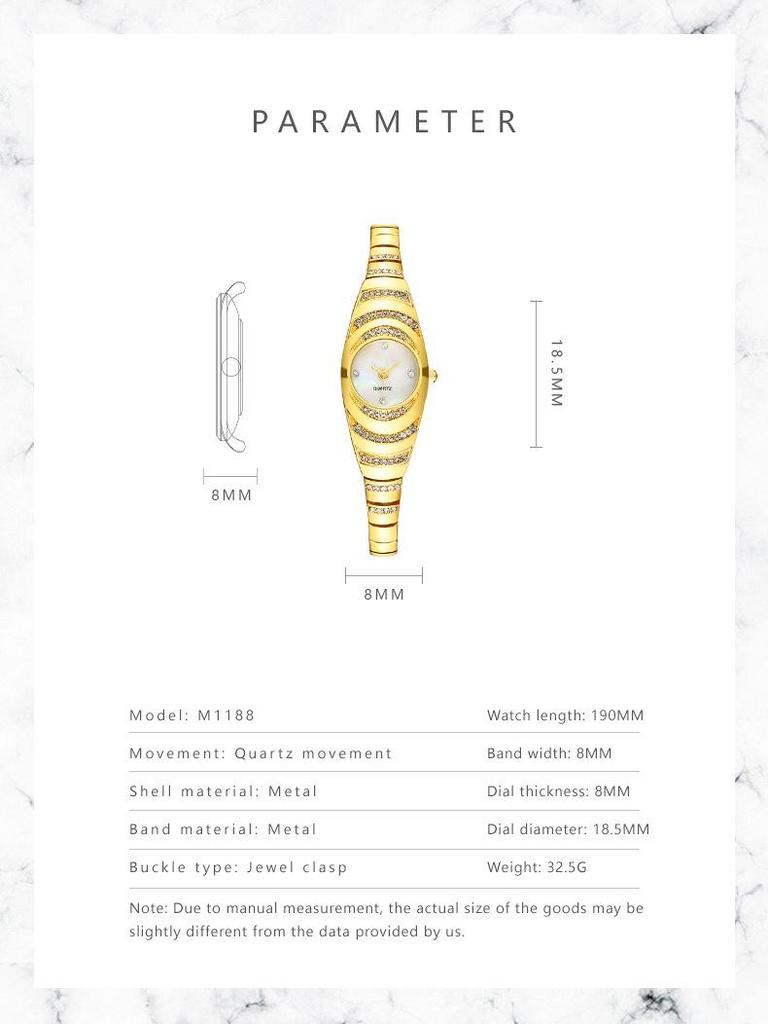 Chic Women's Quartz Bracelet Fashion Watch for Dropshipping