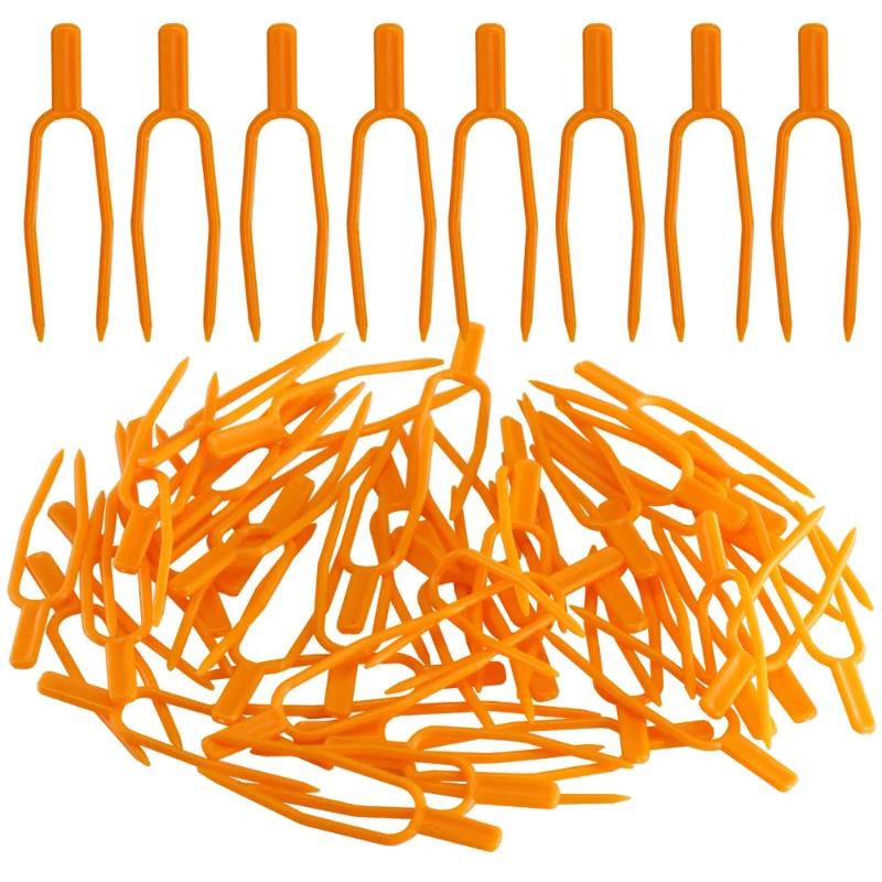 50/100/150/200 PCS Plant Stem Fixator, Garden Strawberry Planting Fork, Watermelon Fixing Fixture, Clamp, Plant Bracket