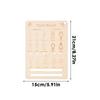 Knot Tying Board For Kids Wooden Educational Activties Knot Training Board For Children Boys Girls Home Birthday Party Nursery